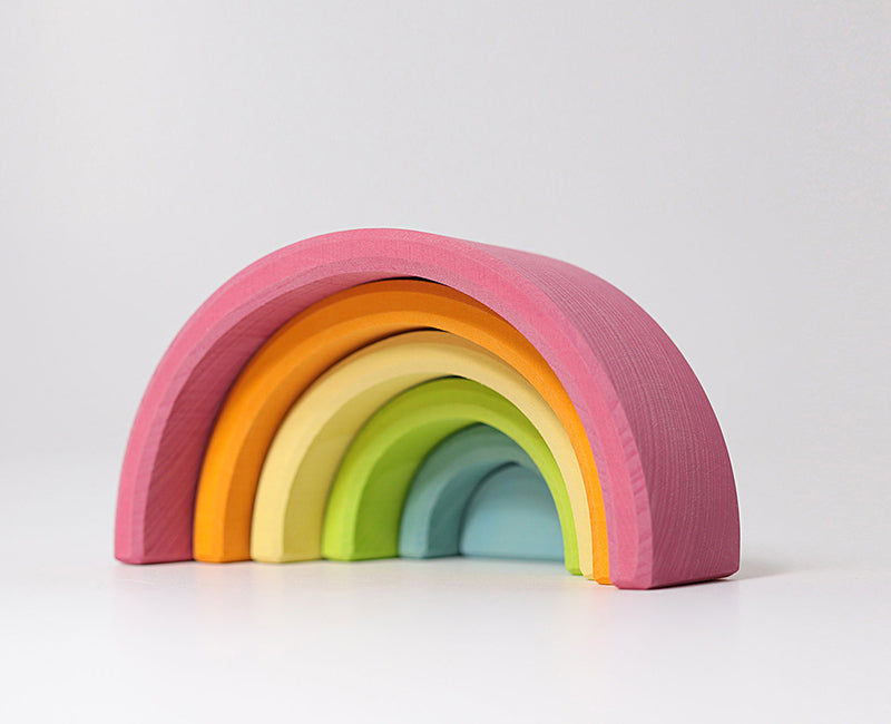 Arc rainbow pastel mitjà