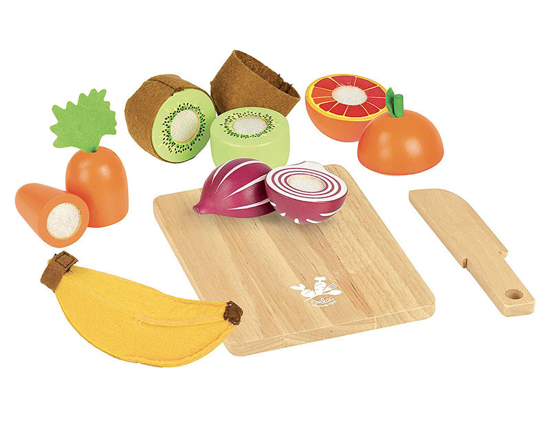 Pelem i tallem fruita i verdura