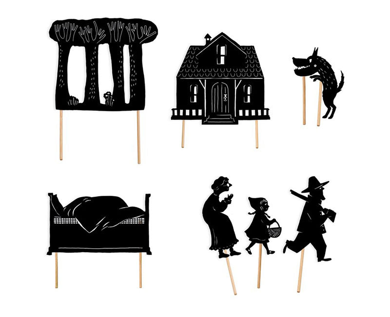 Joc d'ombres de la caputxeta vermella